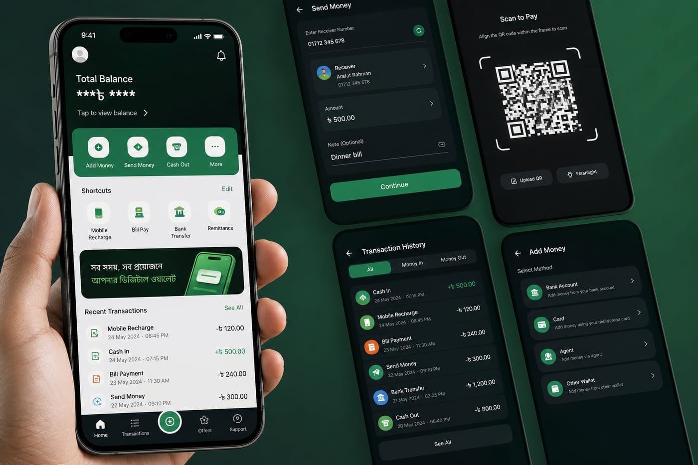 Secure Mobile Wallet Application